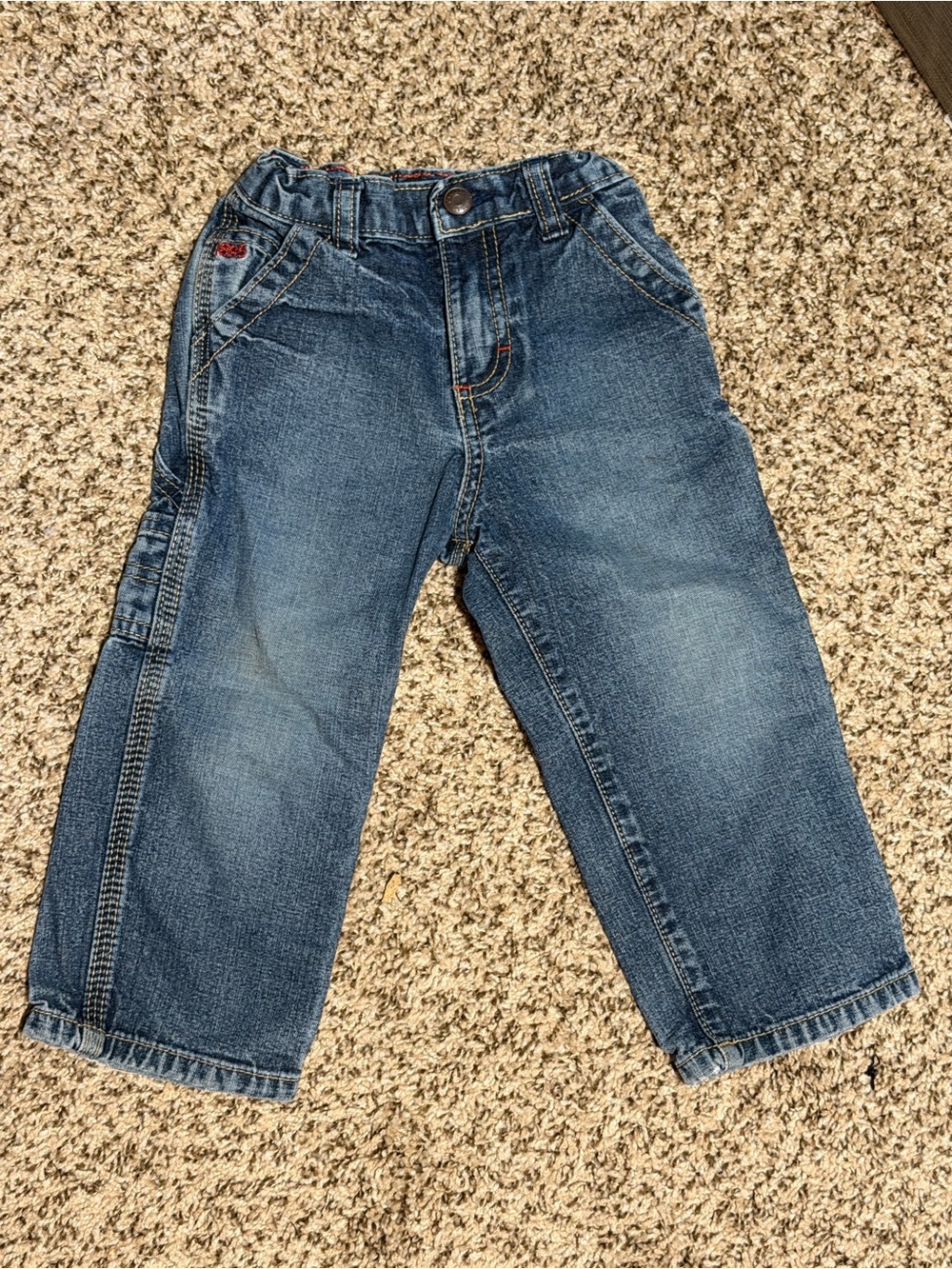 OshKosh B'gosh Boys Blue Denim Pull-On Jeans